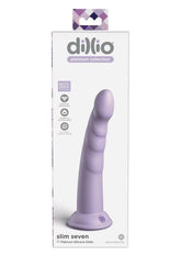 Dillio Platinum Slim Seven Silicone Dildo 7in